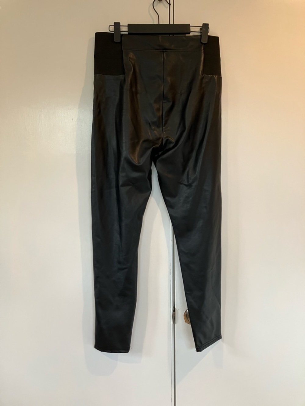 a new day Black Faux Leather Skinny Pants - Picture 3 of 3